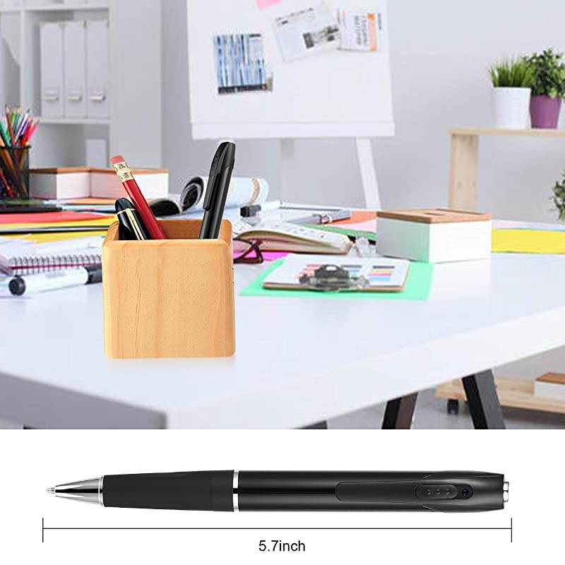 Hidden CameraSpy CameraSpy Pen 25 Hours Video Taking Battery Life 1080p HD Spy Camera Pen  Camera Pen with 32GB Memory for Business Conference and Security