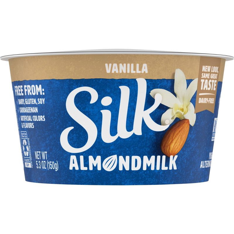 Silk Dairy-Free Vanilla Almond Yogurt - 5.3oz