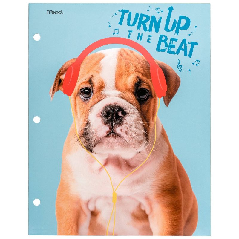 Day Designer Padfolio with Notepad Black - Blue Sky