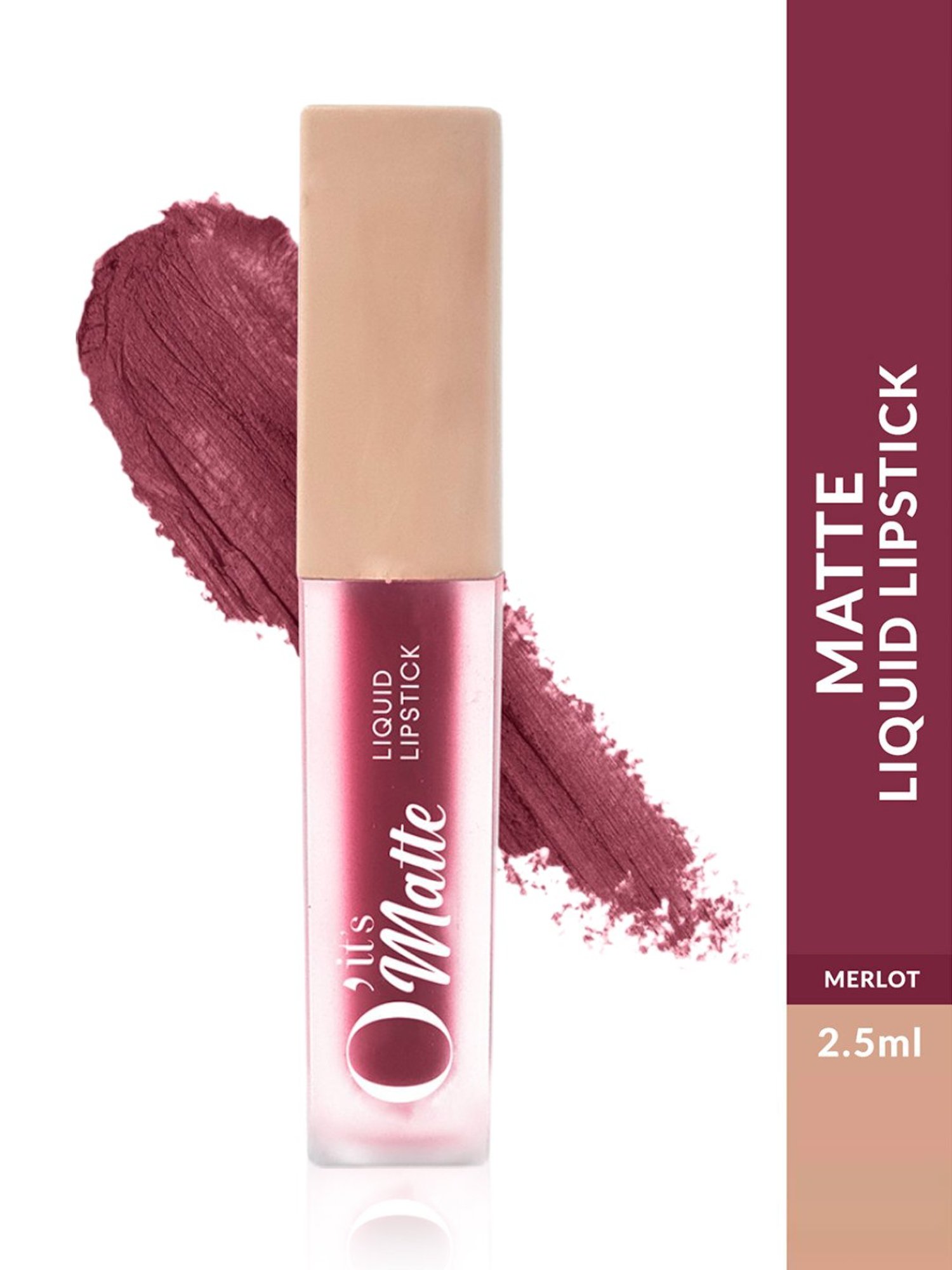 Littmuss O' It's Matte Liquid Lipstick Merlot - 2.5 ml