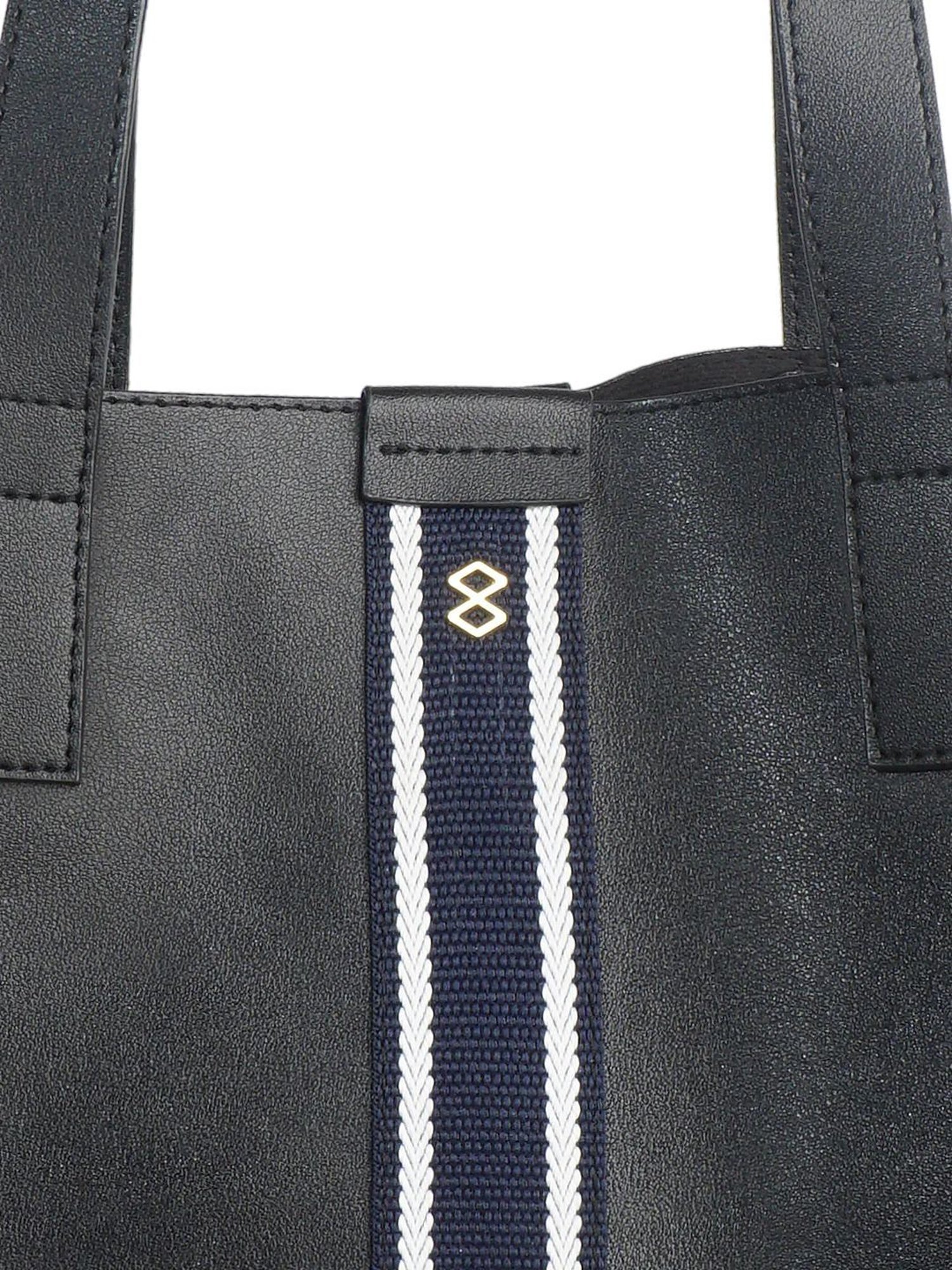 Horra Black Large Tote Bag