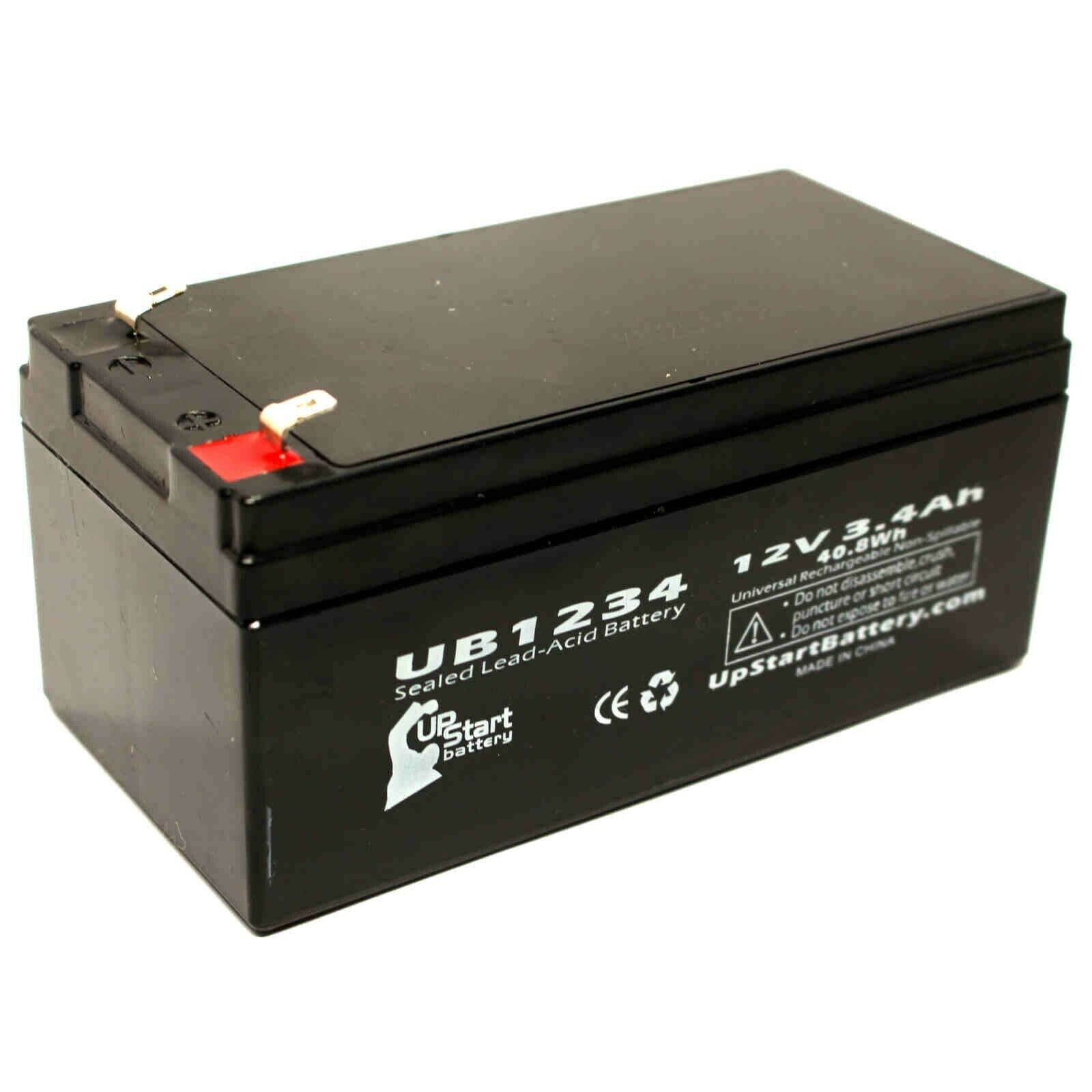 12V 3.4Ah Sealed Lead Acid Battery For APC Back-UPS ES 350 BE350R UB1234