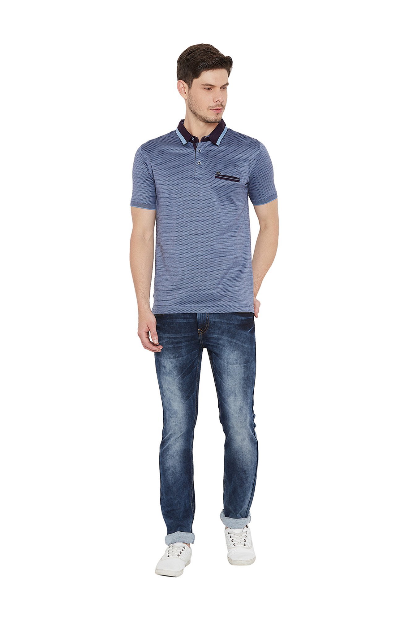 Duke Dark Blue Regular Fit Jeans