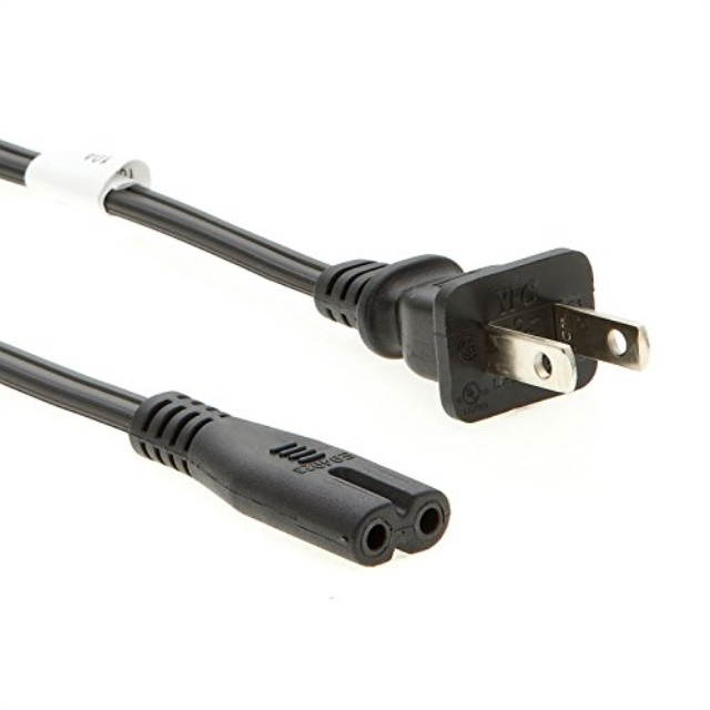 6Ft Non-Polarized Power Cord / SPT-2 18/2 SF-21+85A
