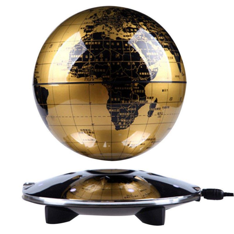 maglev UFO tellurion creative present practical creative home decoration craft new and exotic gift  golden