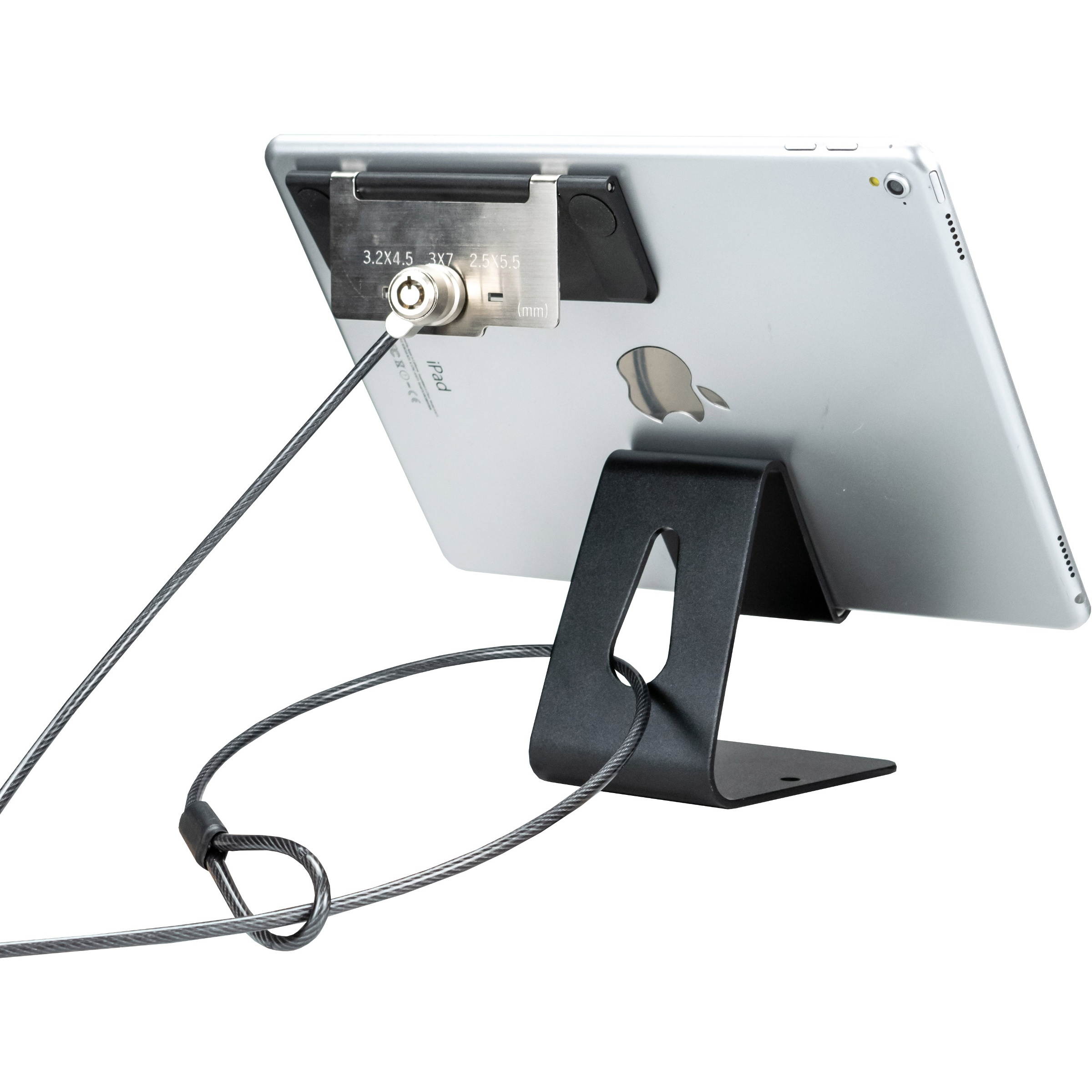 CTA Digital Tablet Security Kiosk Kit with Display Stand and Locking Cable