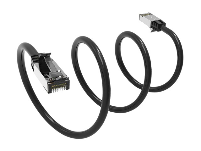 Cat 7 Ethernet Cable 100 ft LAN Cable Internet Network Cord for PS4, Xbox, Router, Modem, Gaming, White Flat Shielded 10 Gigabit RJ45 High Speed Computer Patch Wire.