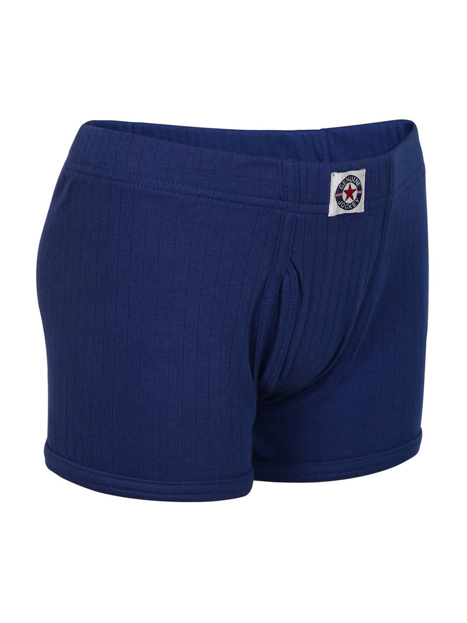 Jockey Kids Navy Cotton Trunks - Pack of 2