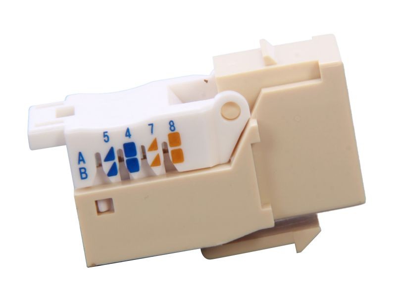 Micro Connectors CAT5 RJ45 Coupler F-F Straight