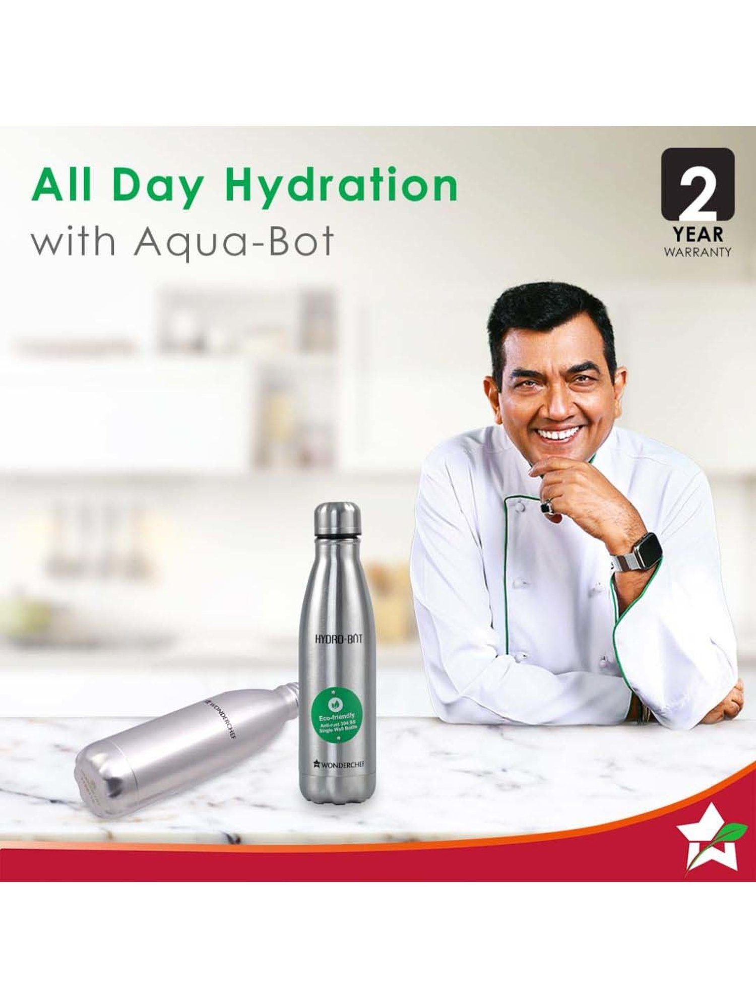 Wonderchef Hydro Bot Water Bottle