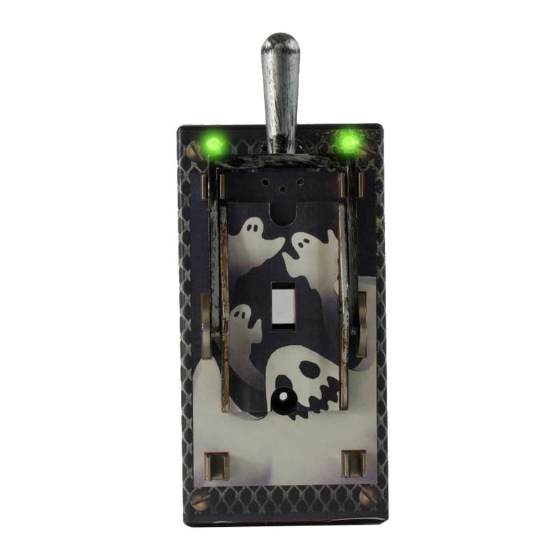 Tekky Electric Light Switch Cover   Ghost, Black