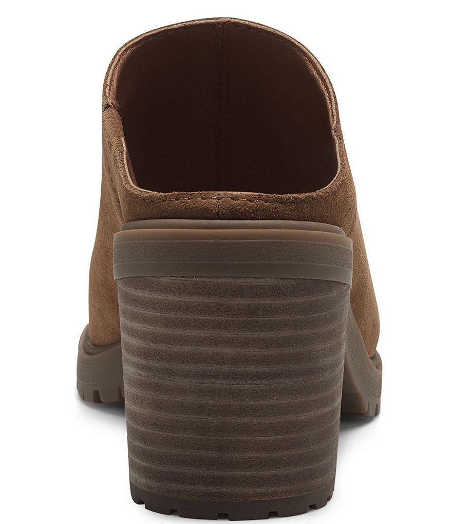 Lucky Brand Dalliey Suede Lug Sole Slides