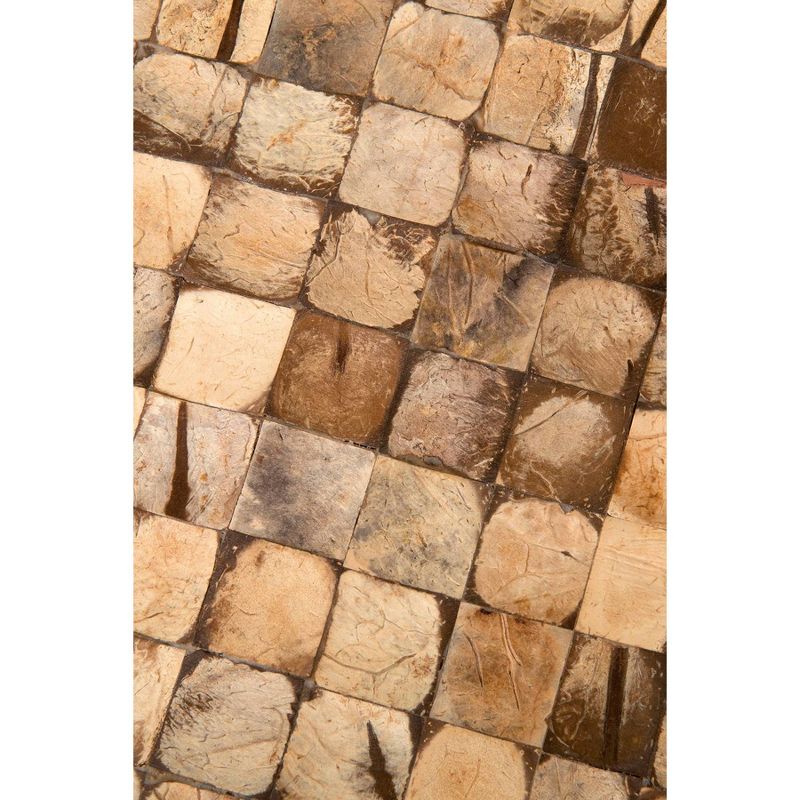 Cummings Coconut Shell Inlay Coffee Table Brown - East At Main