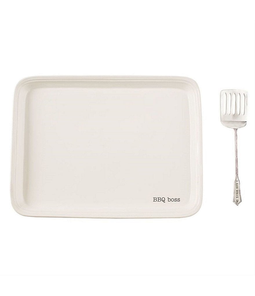 Mud Pie BBQ Boss Platter Set