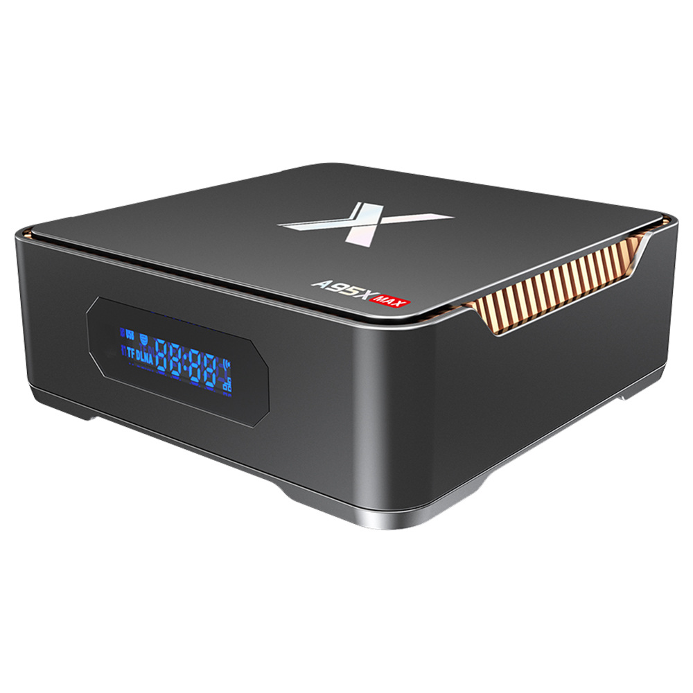 A95X MAX Android media player Amlogic S905X2 4G/64G 2.4G/5G WIFI Bluetooth Gigabit LAN support SATA HDD