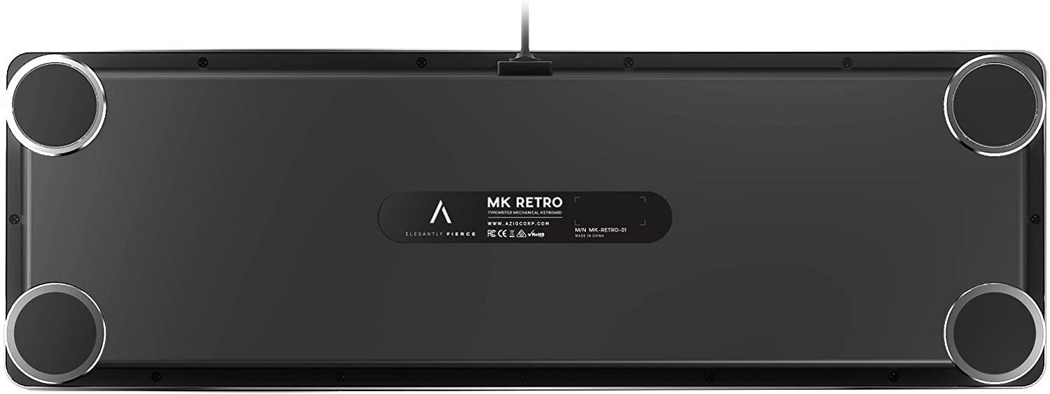 Azio Retro - USB Mechanical Keyboard (Blue Switch)