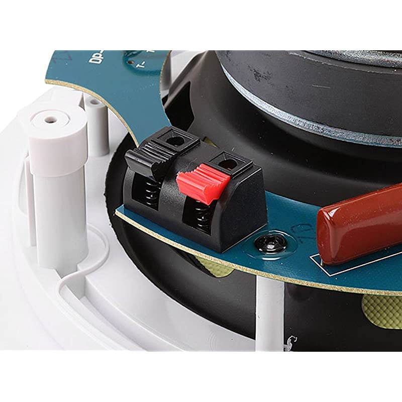 2 Way inCeiling Speakers 8 Inches Pair with Concentric MidHighs Aramid Fiber Cone Driver Titanium Silk Dome Tweeters Caliber Series Model 104104