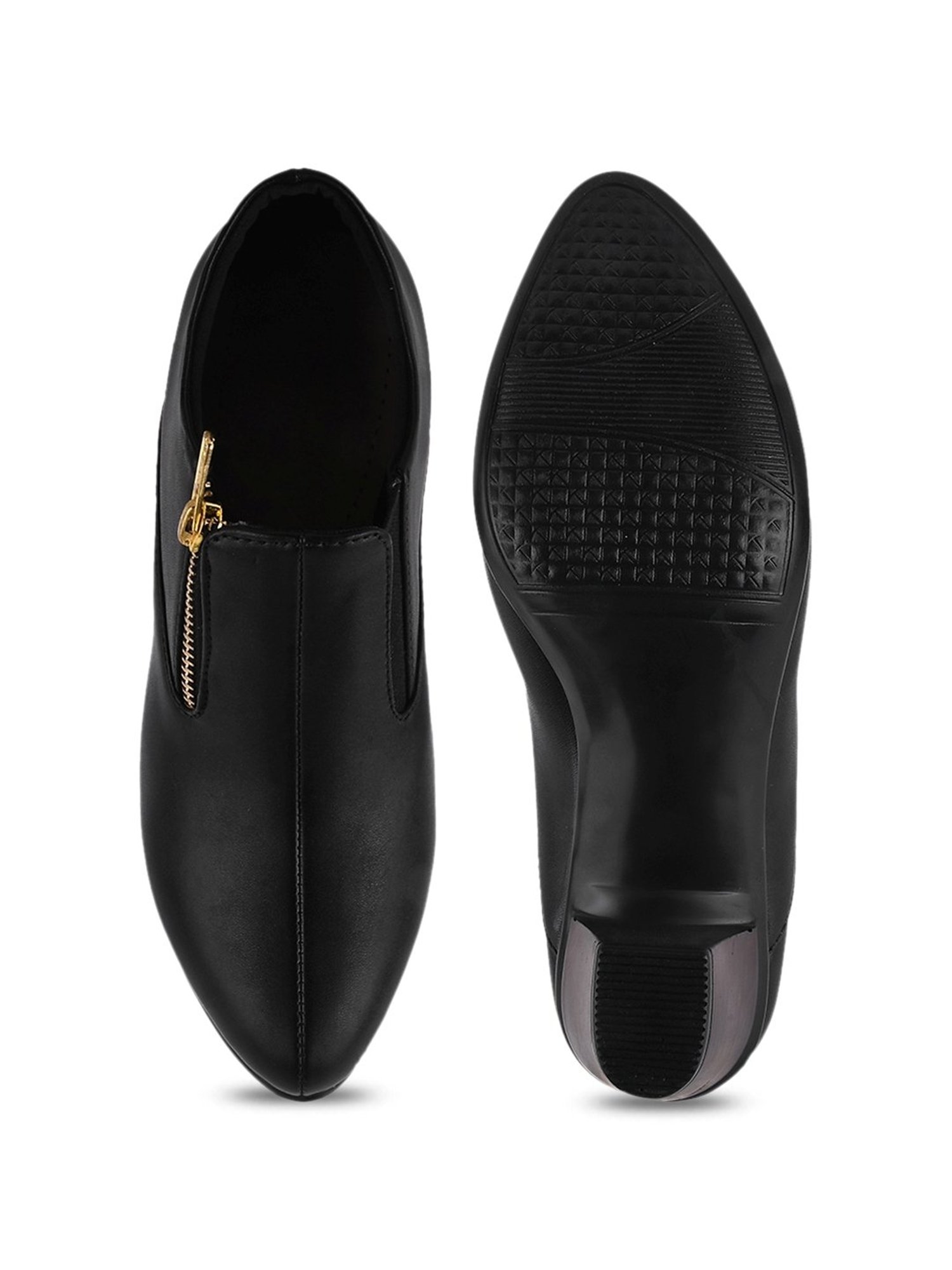 The White Pole Women's Black Casual Boots