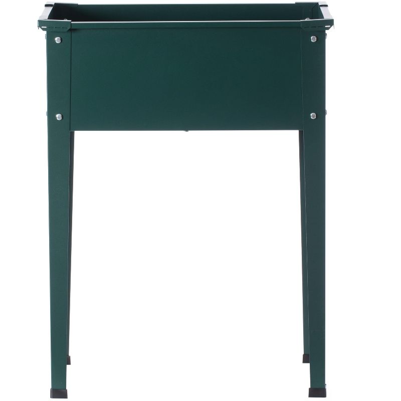 Gardenised Green Freestanding Raised Garden Bed Rectangular Flower Planter