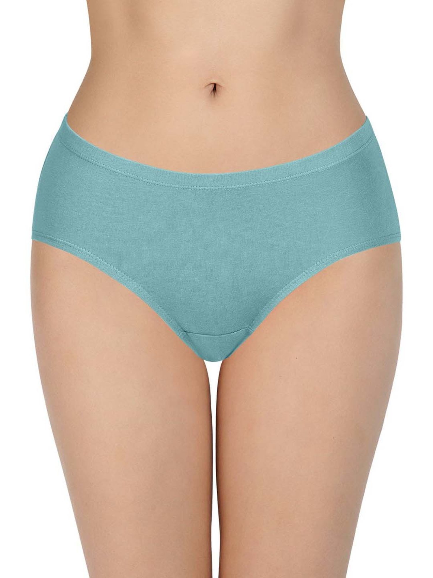 Every De by Amante Purple & Blue Cotton Hipster Panties - Pack Of 3