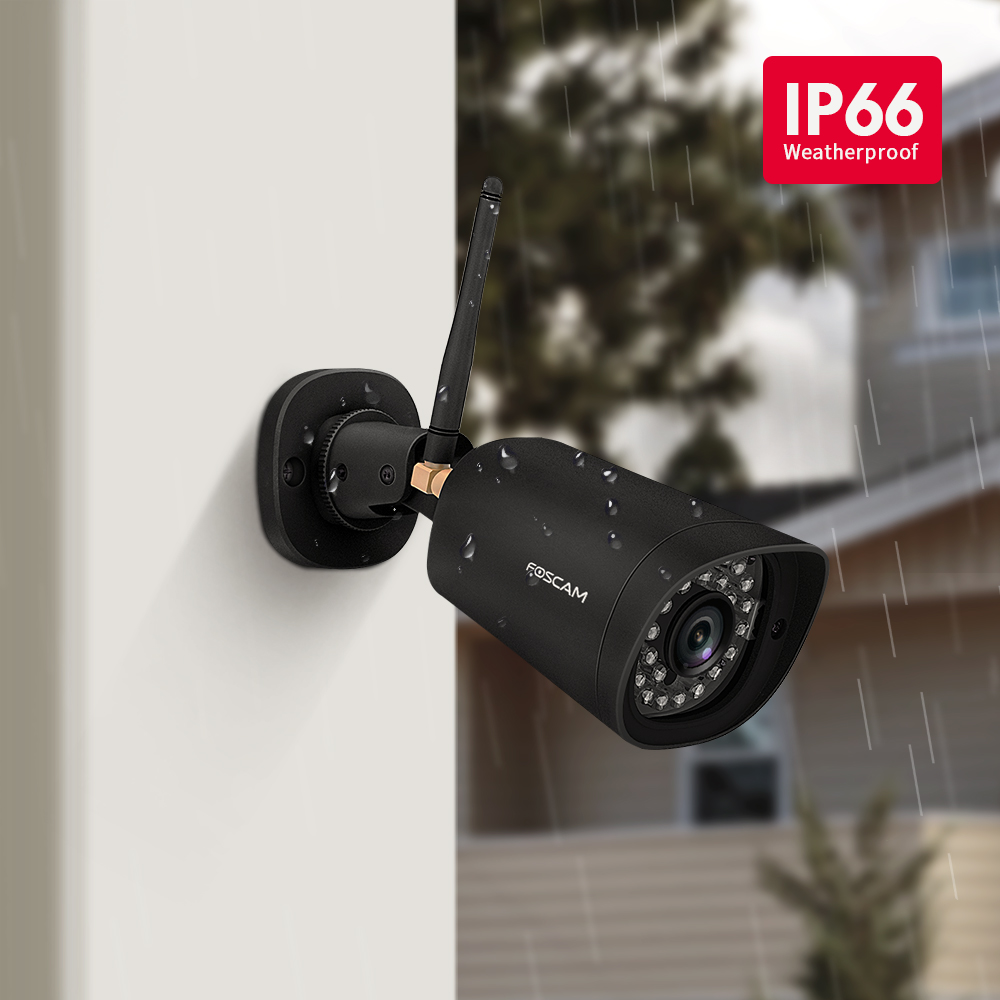 Foscam G4 Full HD 4MP(2K) WiFi Security Camera with Motion Detection, Free Cloud Service Included, 65ft Night Vision with IR Lights, IP66 Weatherproof for Indoor or Outdoor
