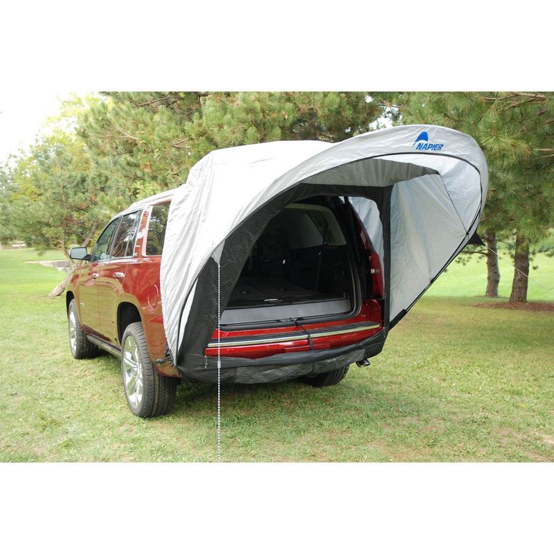 Napier Sportz Cove 61500 Mid to Full Size SUV Tailgate Shade Awning Tent, Gray