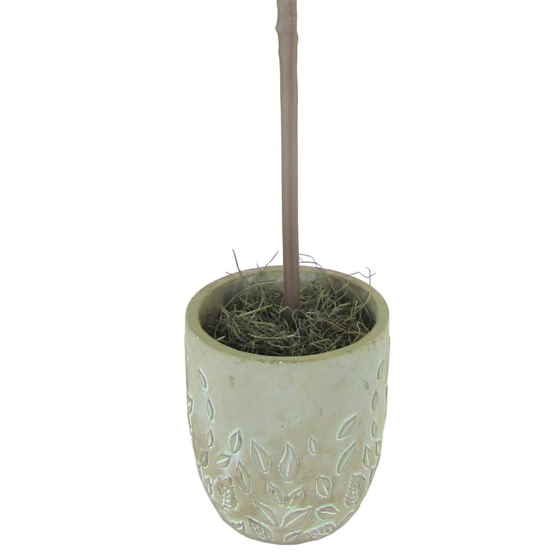 32" Artificial Lemon Tree in Embossed Concrete Pot - LCG Florals