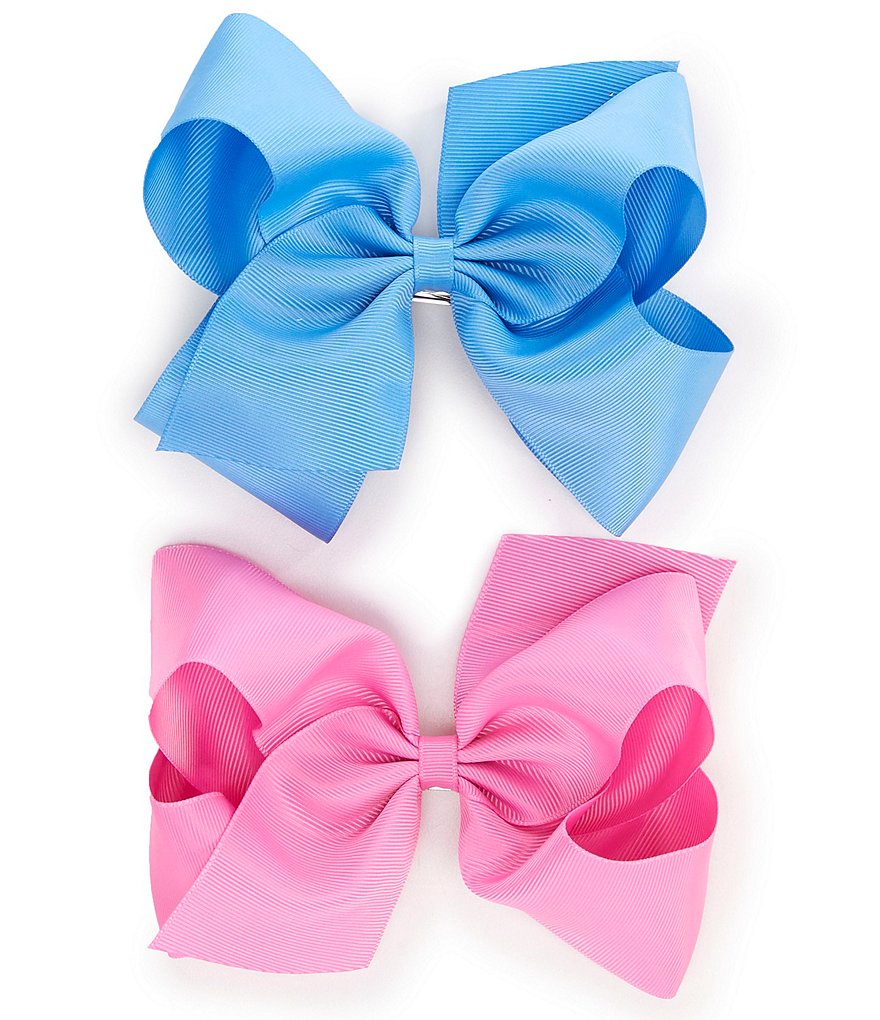Copper Key Girls Grosgrain King Bows 2-Pack