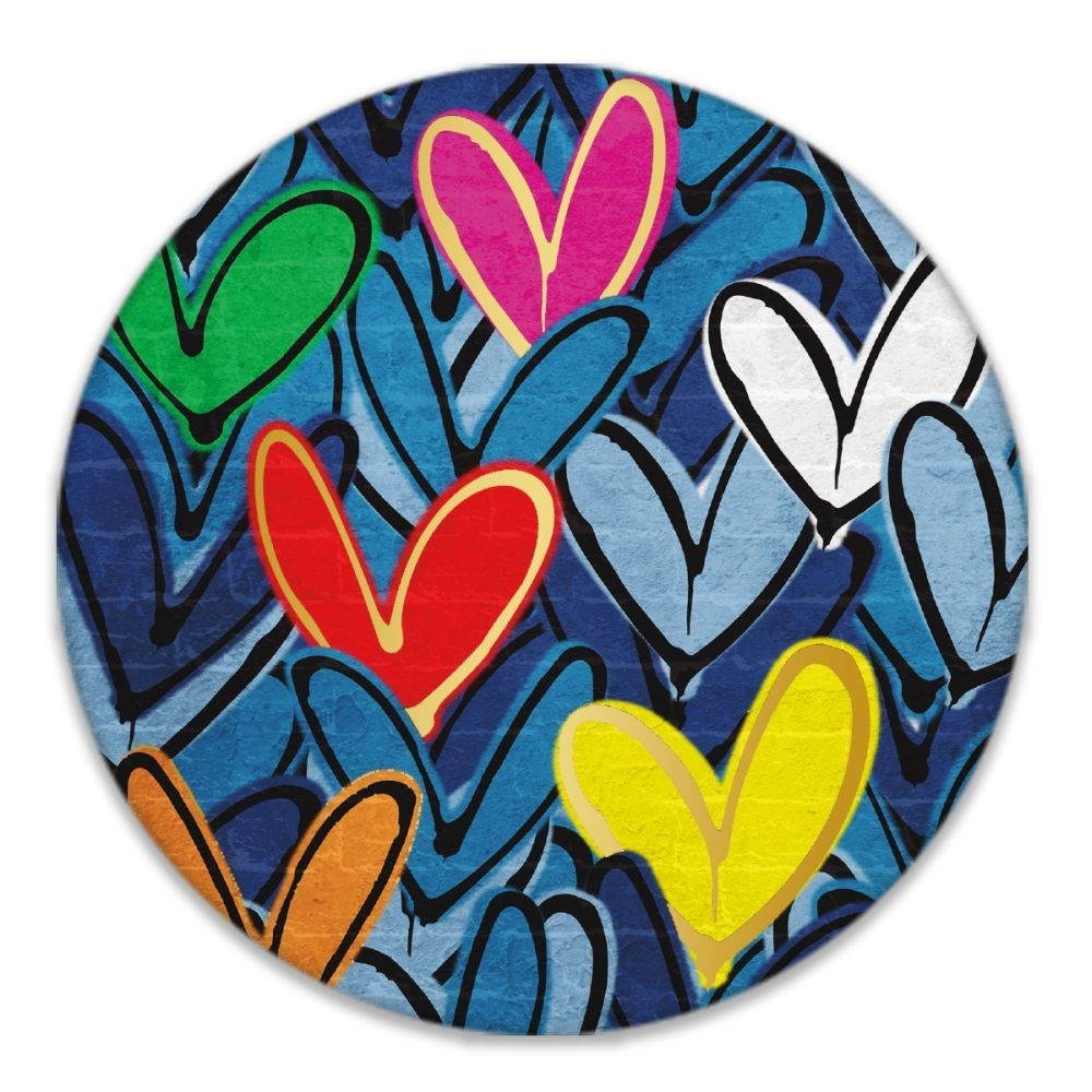 Lang Companies,  jgoldcrown All Hearts Coasters, 4 Inch