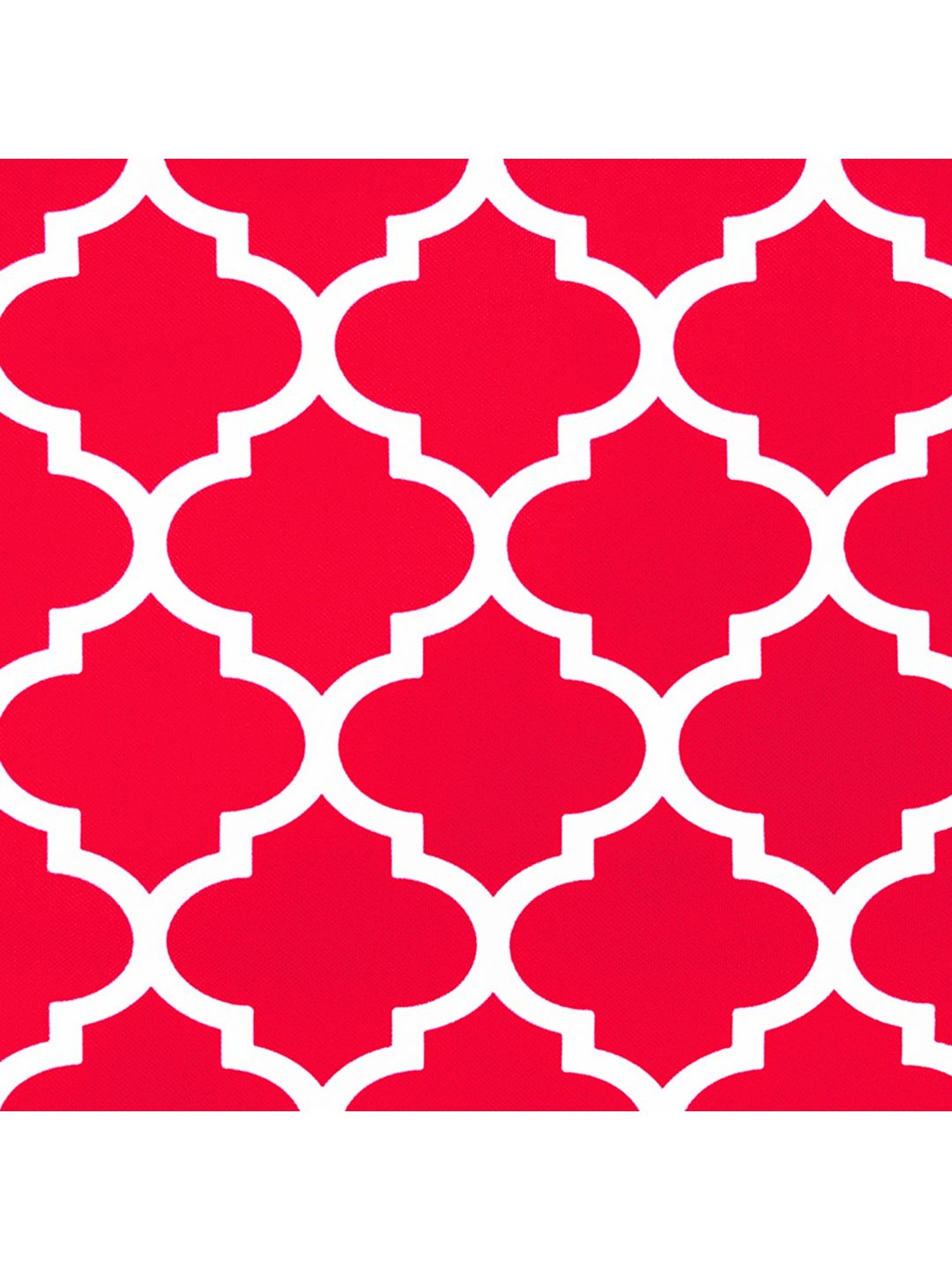 Swayam Red & White Cotton 60 cm x 60 cm Cushion Covers - Set of 5