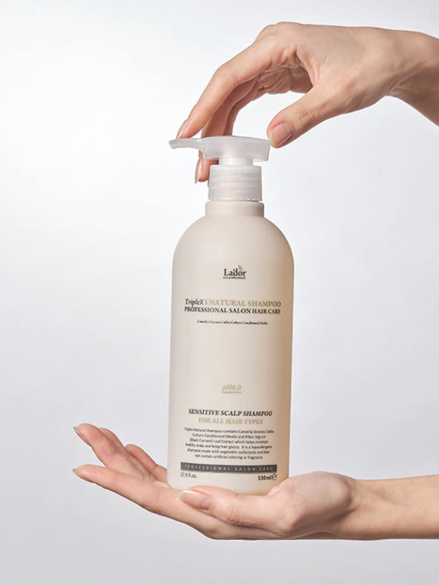 Lador TripleX 3 Natural Shampoo - 530 ml