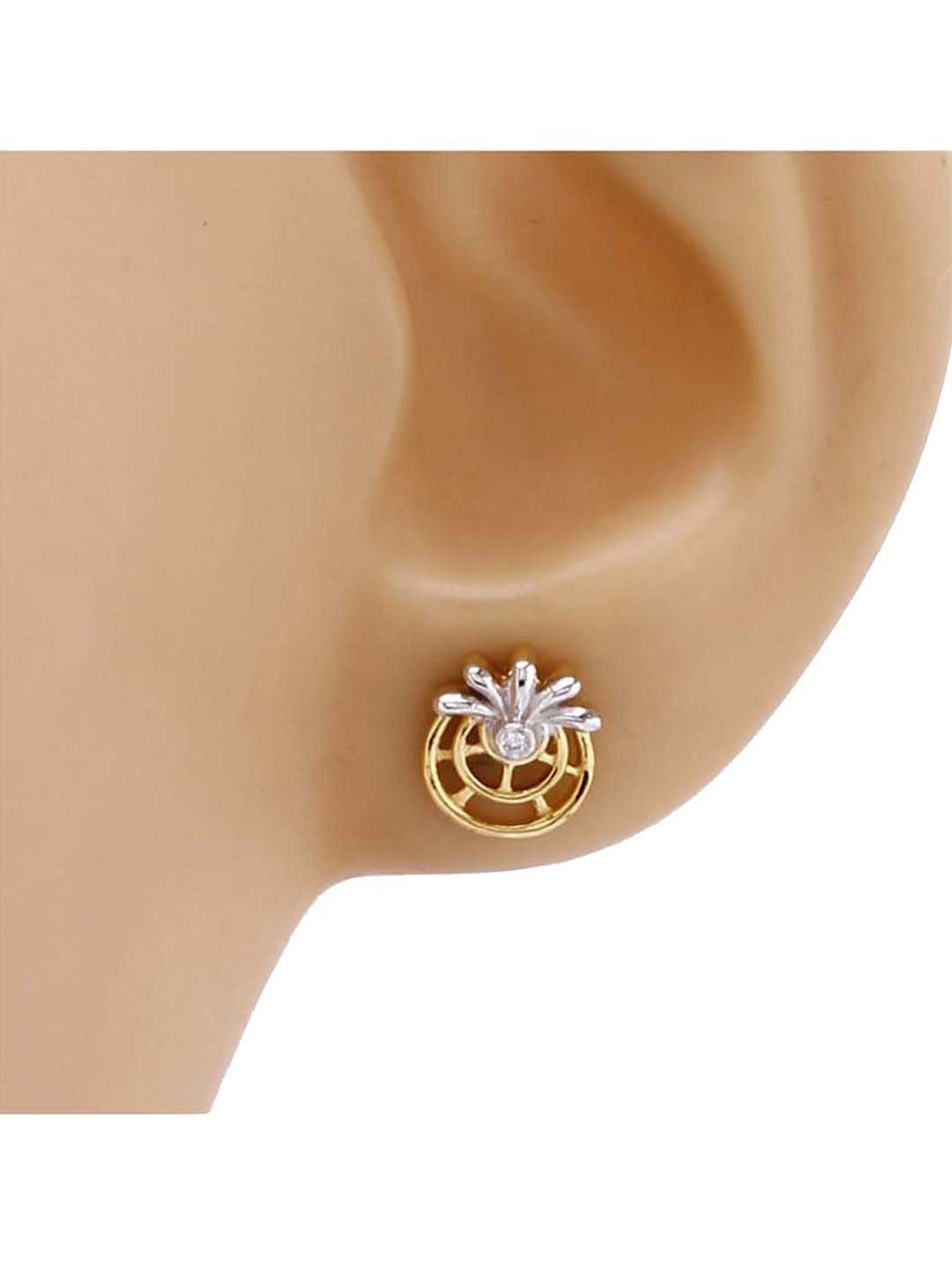 Waman Hari Pethe Jewellers 18k Gold & Diamond Earrings for Women