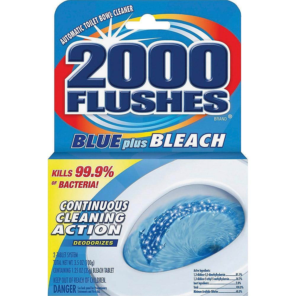 WD-40 2000 Flushes Toilet Bowl with Bleach & Blue Detergent 1 EA