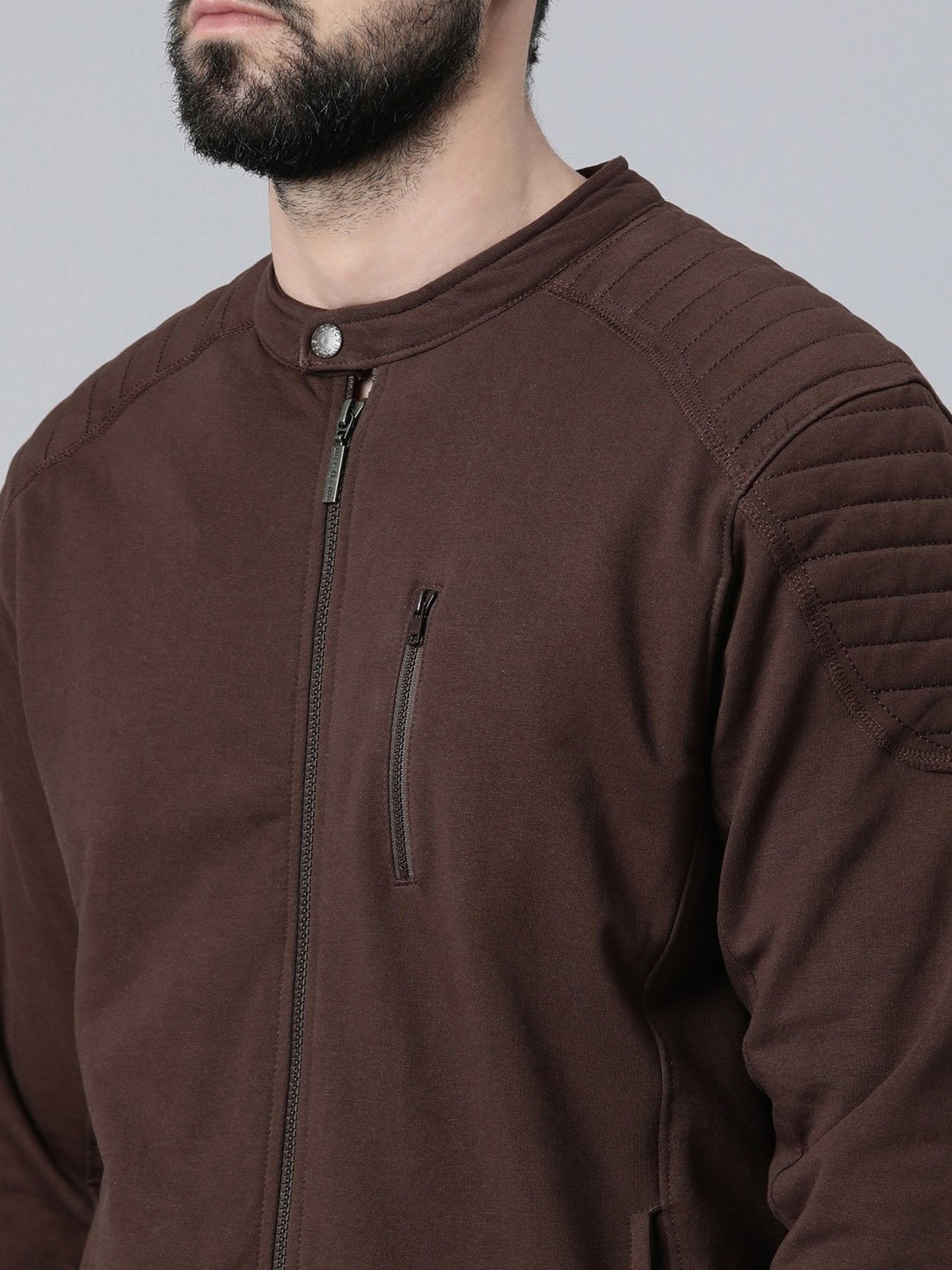 DIXCY SCOTT MAXIMUS Chocolate Brown Relaxed Fit Jacket