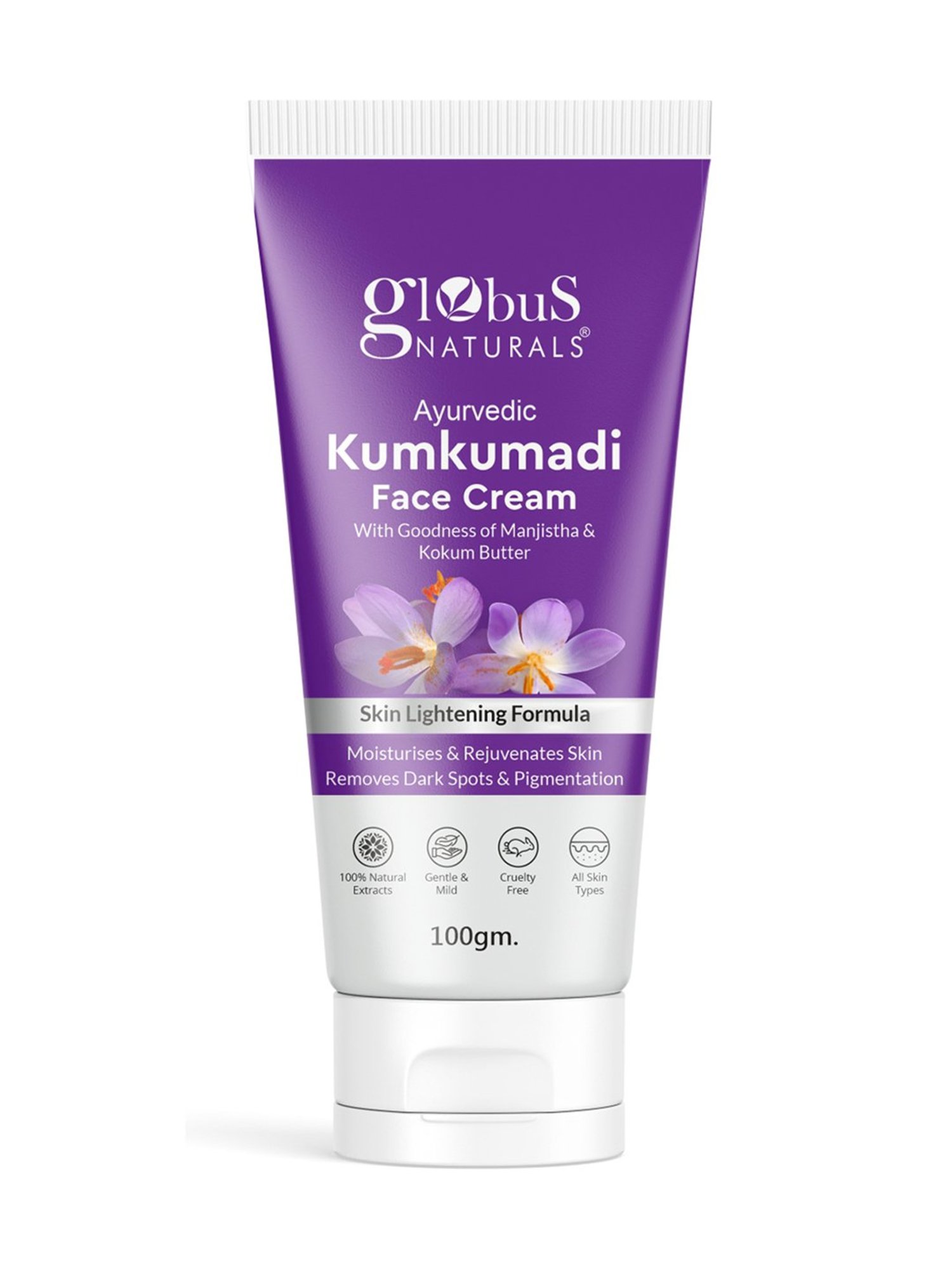 Globus Naturals Ayurvedic Kumkumadi Face Cream - 100 gm