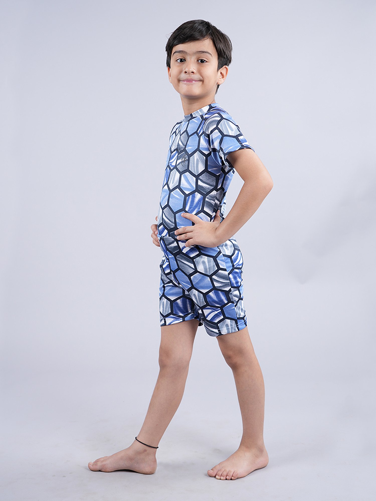 IO Kids Pink Printed Jammers