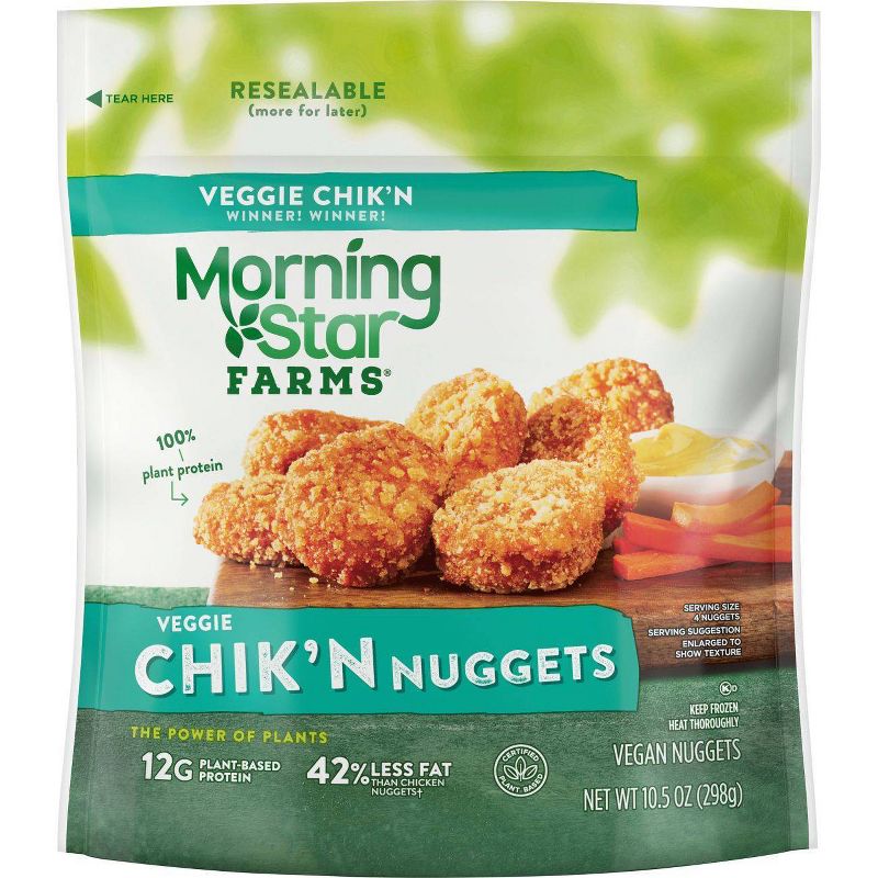 Morningstar Farms Classic Frozen Veggie Chik'n Nuggets - 10.5oz