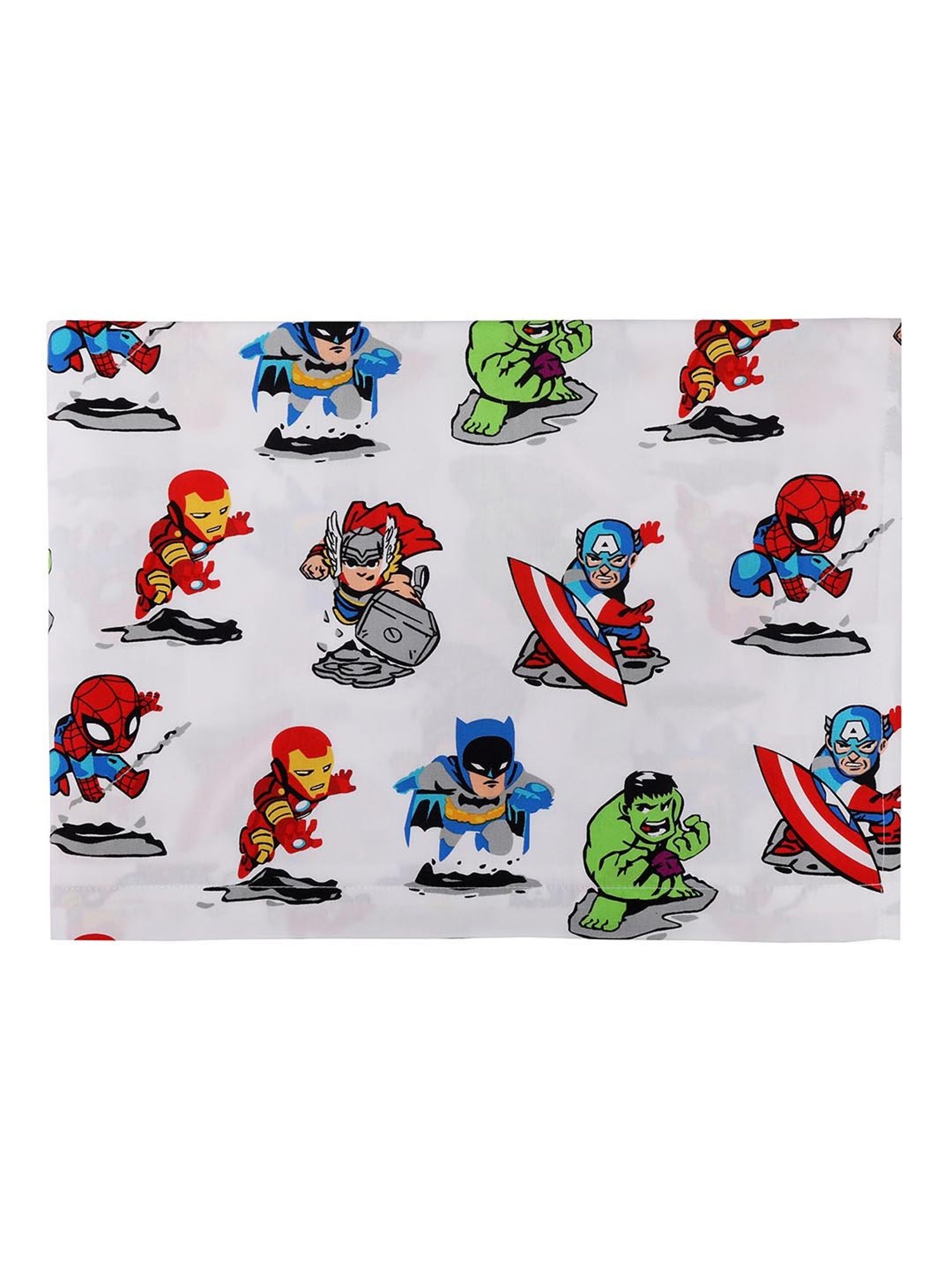 Nigh Nigh Champions Multicolor Cotton 300 TC Kids Bed Linen Set