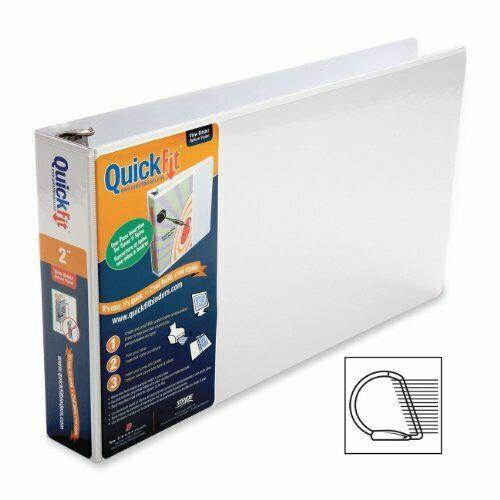 Stride Quickfit Ledger Binder - Ledger, Legal - 11" X 17", 8.50" X 14" - D-ring