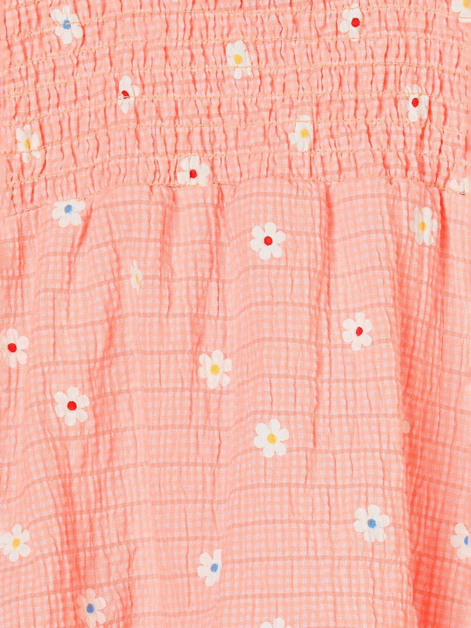Juniors by Lifestyle Kids Peach Cotton Printed Top