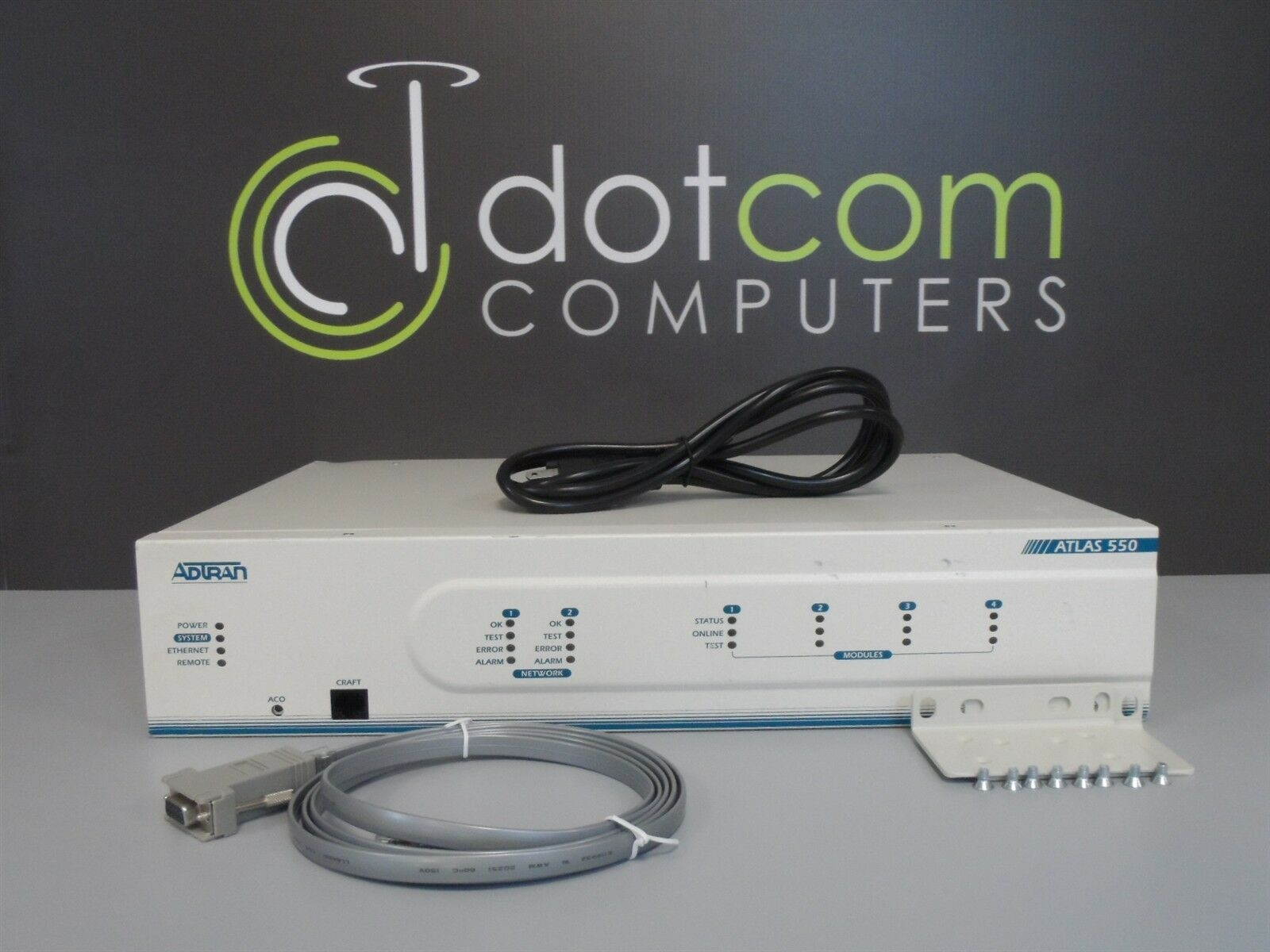 Adtran Atlas 550 Chassis w/ 2x T1, 1x 8 FXS 1200305L1 1200309L1 1200307L1