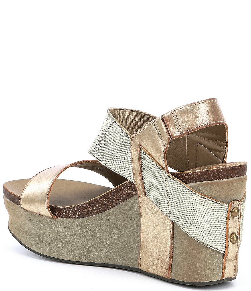 OTBT Bushnell Leather Platform Wedges