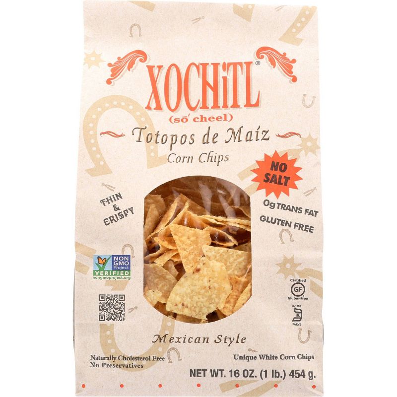 Xochitl Mexican Style Corn Chips - 16oz (Pack of 9)