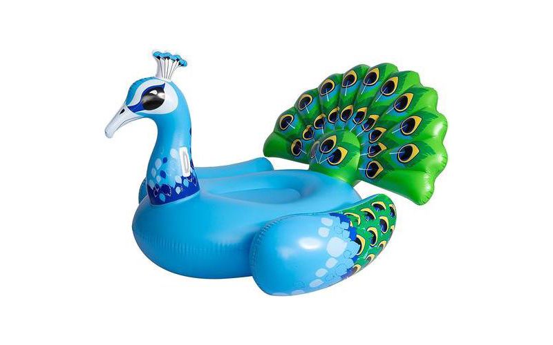 Swimline 24" Ladybug Inflatable Children's 1-Person Swimming Pool Ring Tube Pool Float - Red/Black