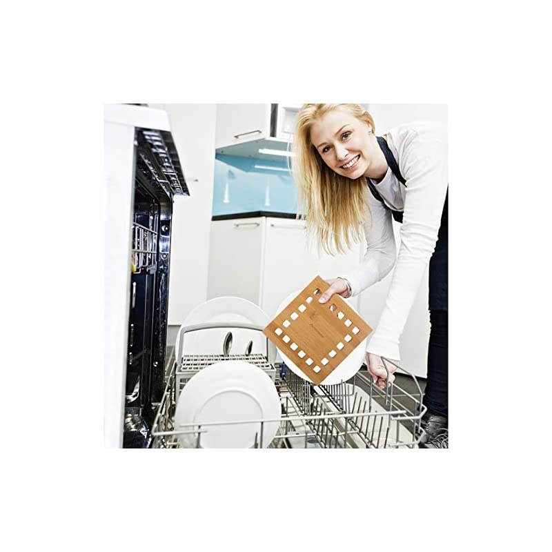 Mat Hot Pad Pot Holders,Spoon Rest Coasters in Kitchen Tool Protect Tabletops & Counters Set of 2