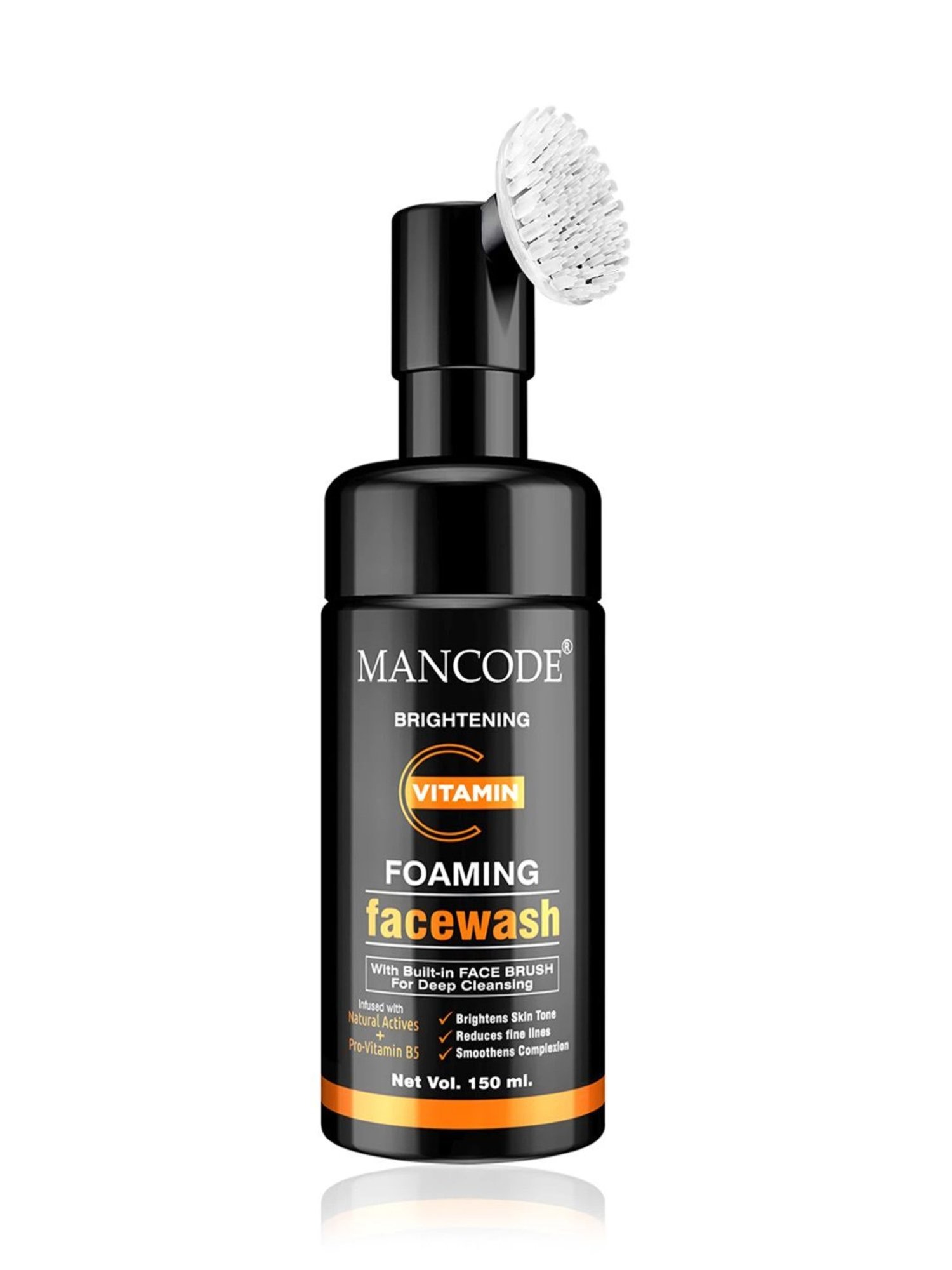 Mancode Brightening Vitamin C Foaming Facewash - 150 ml