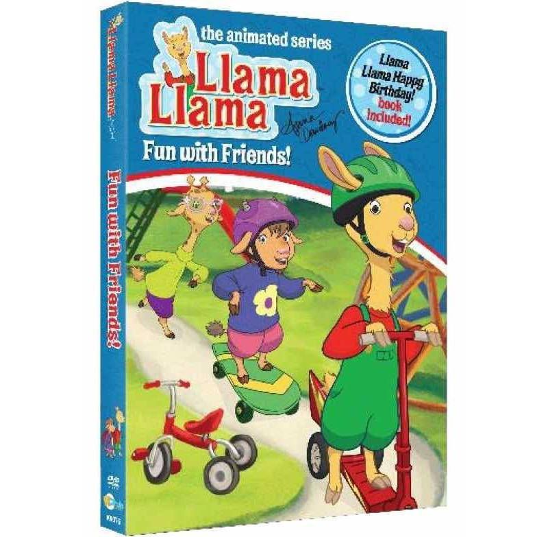 Llama Llama: Fun with Friends with Happy Birthday Llama Llama Book (DVD)(2021)