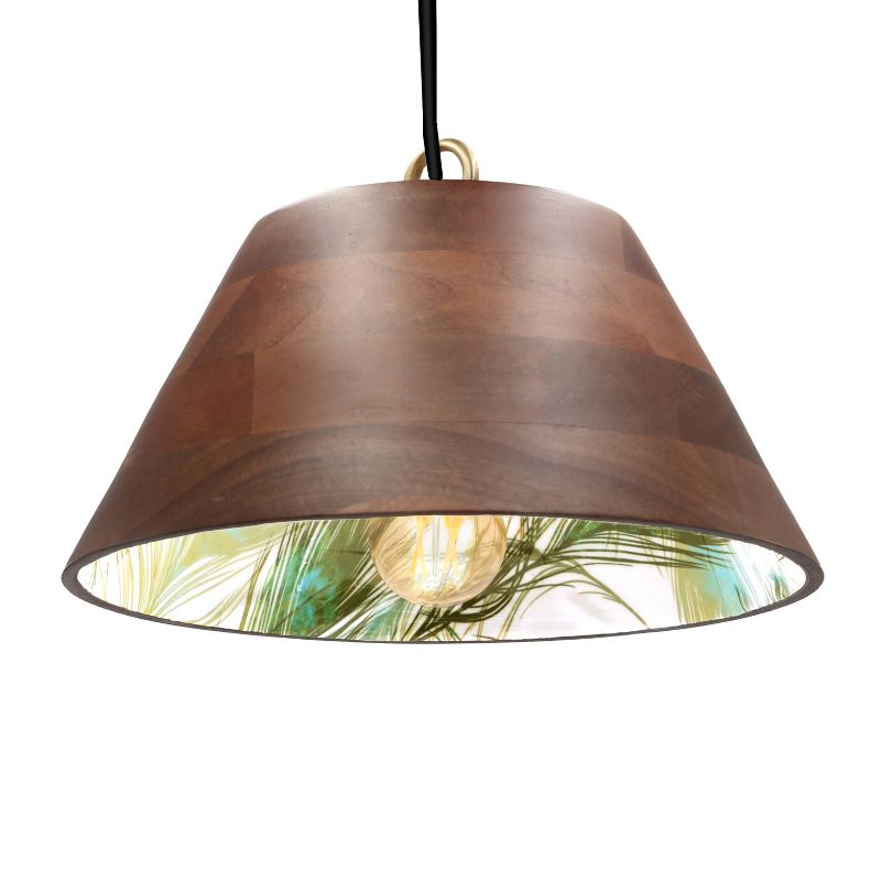 13" Nomad Wooden Pendant - River of Goods