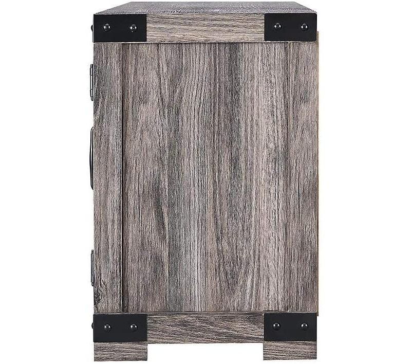 HearthPro Merritt Electric Fireplace TV Stand in Weathered Gray - SP6618-OF