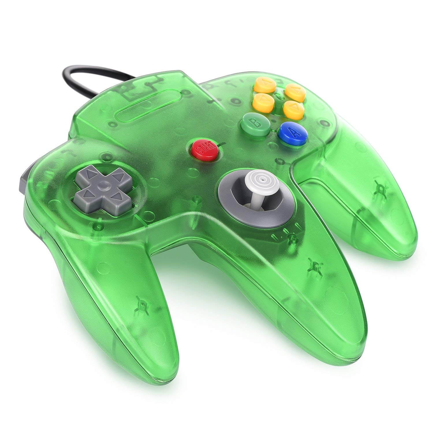 Generic Classic N64 Controller, Wired USB PC Game pad Joystick for Windows PC MAC Linux Raspberry Pi 3 Sega Genesis Higan